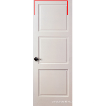 Weiß grundierte 3-Panel Shaker Tür